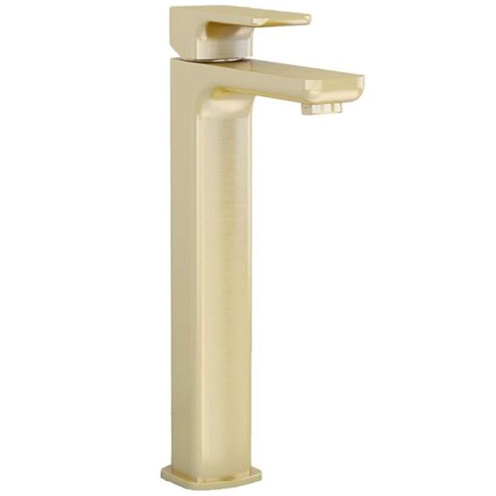 Flite Tall Basin Mixer - Brushed Brass